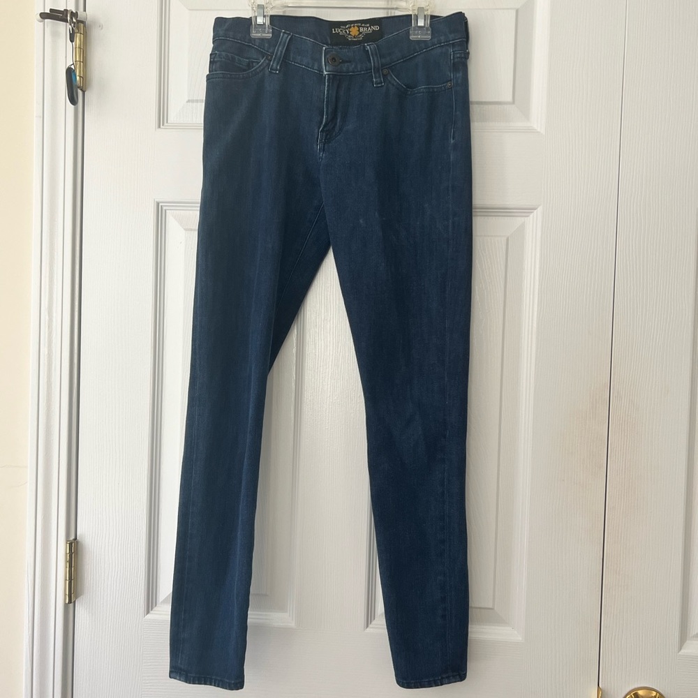 Lucky Brand dark wash skinny jeans